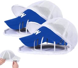 Hoedenwasser - Cap houder - Hoeden reinigen - Vormbehoud wasmachine - 2 stuks - Wit — thumbnail 1
