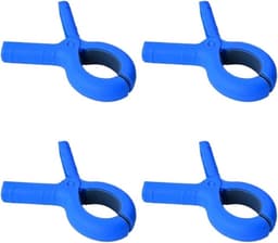 Wasknijpers Kunststof - Handdoek Klemmen - Was Ophangen - Goede Houdkracht - 400 Stuks - Blauw — thumbnail 1