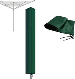 Draaibare hoes Geschikt voor wasrek, 165 cm, gemaakt van hoogwaardig, waterdicht 600D-materiaal, UV-bestendig en milieuvriendelijk. — thumbnail 5
