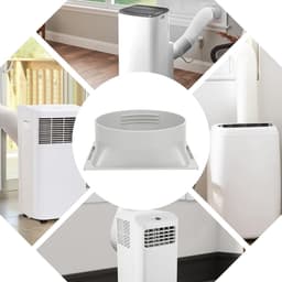 Afvoerslang Aansluiting - Airco Adapter - Koeling Verbeteren - Universele Pasvorm - 15 cm - Wit — thumbnail 2