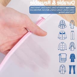 Grote Waszakken 60 x 90 cm voor de Wasmachine, Ideaal voor Kleding, Handdoeken en Dekbedden — thumbnail 5