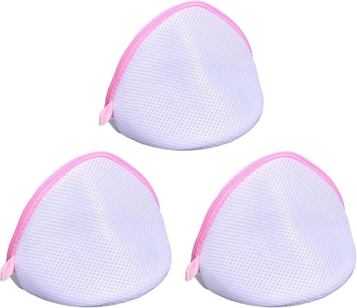 Dailygoods- Wasnet - Wasnet voor wasmachine - Waszak voor beha's - Waszakken voor wasgoed - 3 Stuks - Roestvrij staal rits - Duurzaam polyester — afbeelding 1