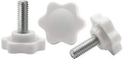 Dailygoods- Vleugelschroef M6x16mm - Stergreep - Kunststof/Koolstofstaal - 10 Stuks - Bevestigingsmethode - Handmatig Vastzetten - Duimschroef — thumbnail 1