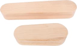 2Pcs Tailor Clappers 7 "12" Dubbelzijdig Gegroefde Houten Kleppers Naaien Gereedschap Voor Drukken Naden Quilten Hemming — thumbnail 1