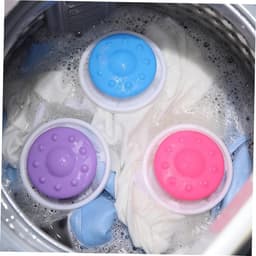 Kegelvormige washaar vanger 3 stuks in 3 kleuren - Effectieve verwijderaar voor katten- en hondenhaar, papierresten en pluizen — thumbnail 5