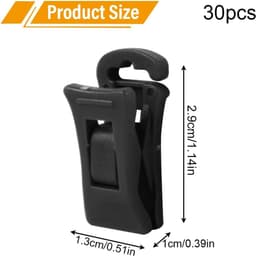 30 stuks sokkenklemmen voor wasmachine en droger sokkenclips met haak sokkenhouder wasmachine sokkenclip direct in de lade 5 kleuren — thumbnail 3