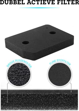 Somstyle 3x Spons Filter Geschikt Voor Miele Droger - 210 x 155 x 30 mm - Foam van Condensor Wasdroger - Droogkast — thumbnail 4