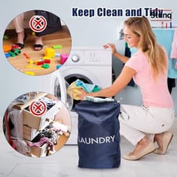 Set van 2 opvouwbare waszakken voor reizen - Waterdicht en compact — thumbnail 5