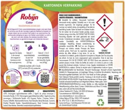 Robijn - Wasmiddeldoekjes Color - 5 x 16 stuks - Voordeelverpakking — thumbnail 4