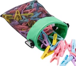 Wasknijperzak - Opberghoes - Buiten Wasgoed - Ventilerend Mesh Materiaal - 30x20cm - Groen — thumbnail 1