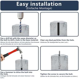Zware Ankers - Boutankers Bevestigingen - Zware Lasten Monteren - Industriële Kwaliteit - M12 120mm - Verzinkt — thumbnail 3