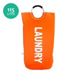 Wonair Wasmand - Waszak - Wassorteerder - Waszakken Voor Wasgoed - Wasmand Opvouwbaar - Oranje - 115L — thumbnail 1