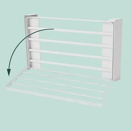 Wasdroger - wit - 40,5x25x25 cm - met magneet — thumbnail 5
