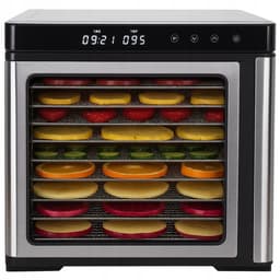 Artronix Serie - Voedseldroger - 1000W - 9 RVS Trays - LCD Display — thumbnail 1