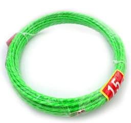 Allecto Premium - Retractable spiraal 15m polyester trekdraad met geleidingsveer - ideaal voor kabels leggen - Ø4.5mm - groen — thumbnail 5