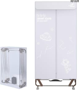 RFWR® Draagbare Elektrische Wasdroger met Grote Capaciteit - 170 cm, 1500 W, Sneldrogend Design — thumbnail 1