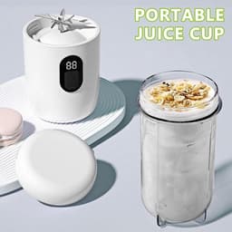 Allecto Plus - Draagbare 500 ml smoothiemaker voor onderweg - Mini-mixer met led-display - Oplaadbaar - Ideaal voor sportschool en kantoor - Geschikt voor camping en reizen. — thumbnail 5