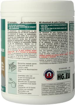HG - Harenoplosser Voor Huisdierharen - Altijd Schone Machine - 10 Wasbeurten - 500 g - 1 stuk — thumbnail 4