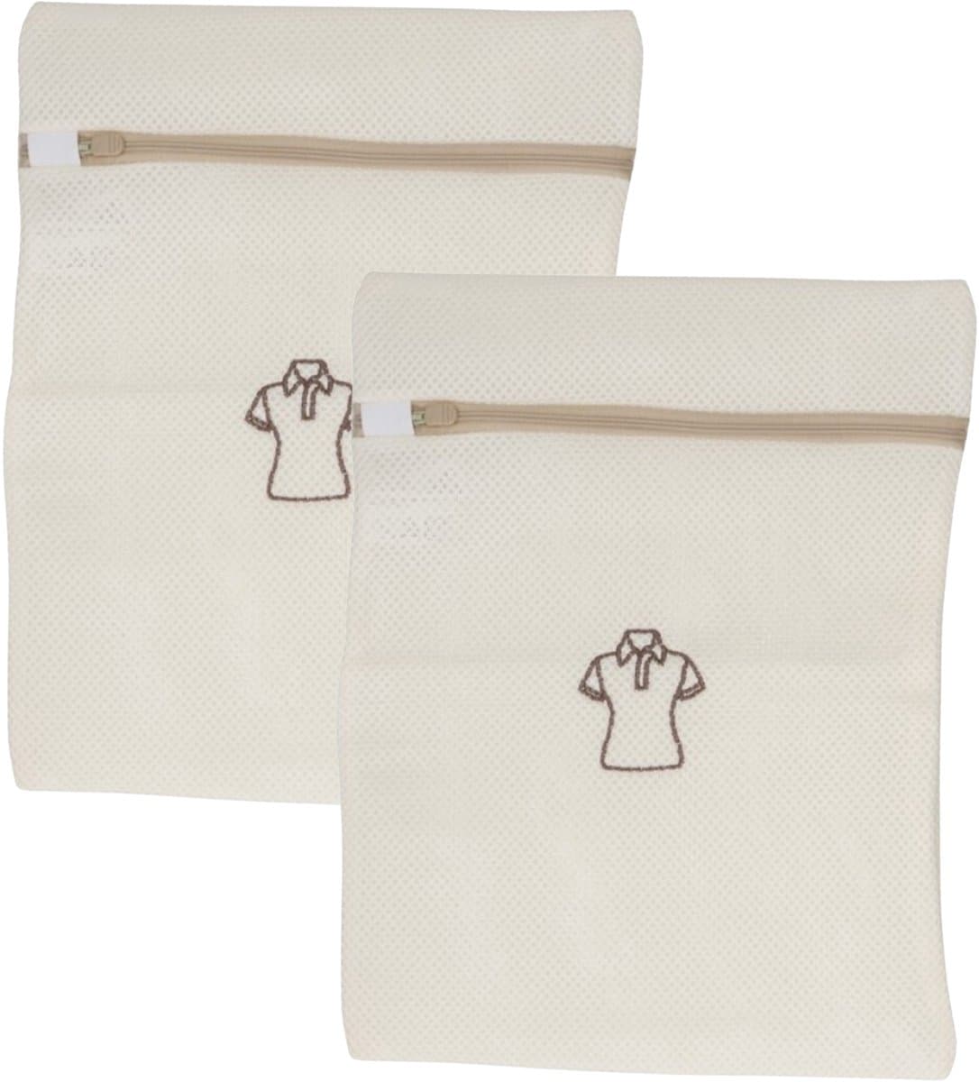 Gerimport waszakken Iris - 2x - 29 x 37 cm - voor delicaat wasgoed - lingerie/bh waszak — afbeelding 1