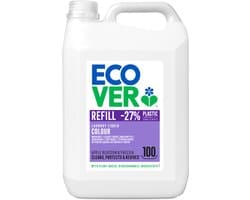 Ecover Vloeibaar Wasmiddel Color Appelbloesem Freesia 100 Wasbeurten - 4 x 5 liter - Voordeelverpakking