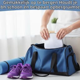Waszakken voor beha's - 4 stuks - met ritssluiting - 19 x 15 cm — thumbnail 2