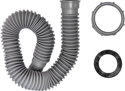 Flexibele afvoerslang voor wastafel met 45mm vrouwelijke schroefdraad, uitrekbaar van 370mm tot 700mm, sanitair onderdelen, afvoeroplossing, waterafvoeraccessoires — thumbnail 1