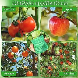 Druivenbeschermzakken 120 stuks - Fruitbescherming met Trekkoord 20x30 cm — thumbnail 2