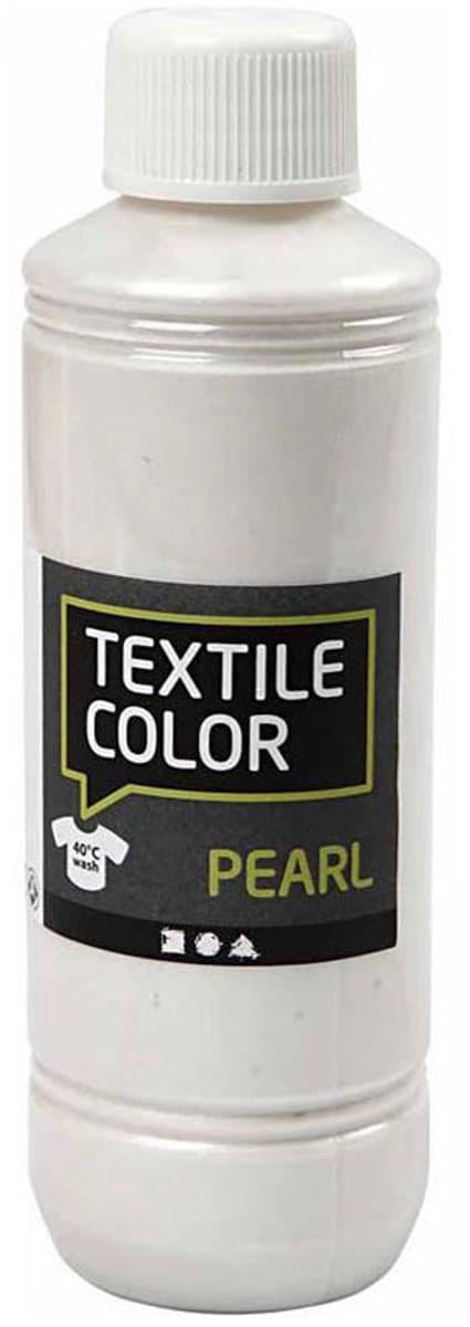 Creotime Textile Color, base, pearl, 250 ml — afbeelding 1