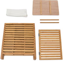 wasmand bamboe - met deksel - 100 liter - 60x50,5x35,5 cm - luchtdoorlatend — thumbnail 3