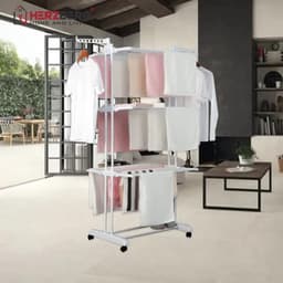 HG8034-WHT Multifunctioneel droogrek, 20 m, wit, Wit, Eén maat — thumbnail 3
