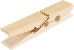 Houten wasknijpers 300 stuks, 6,1 x 1,1 cm, ideaal voor wasgoed, knutselen en decoratie — thumbnail 2