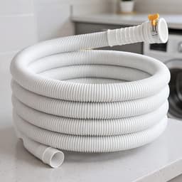 Airco Afvoerslang - Condenswater Afvoerbuis - Water Afvoeren - Verstelbare Rubberen Klem - 3 Meter Lengte - Grijs — thumbnail 3