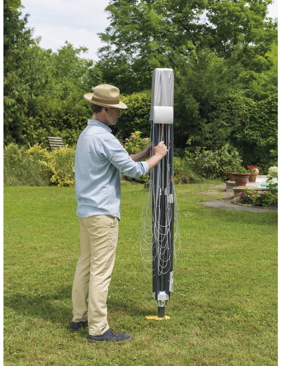 Juwel Droogmolen Futura Elegant XXL Lift - incl. grondanker en beschermhoes - 51.5m — afbeelding 1