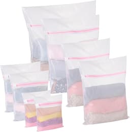 Thijox - 8 Stuks Wasnet voor Wasmachine, Herbruikbare Waszak met Ritssluiting, Fijnmazig Polyester voor Ondergoed, Sokken, Baby- en Kinderkleding, 5 M — thumbnail 1