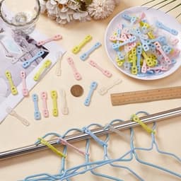 120 stuks winddichte hangerbevestigingen 57x12 mm kleurrijke siliconen hangergespen 4 kleuren winddichte kledinghangerstriphaak voor buiten waslijn reizen hangende kleding — thumbnail 4