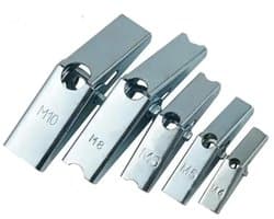 Holle Wand Ankers - Tuimelanker Spouwmuur - Stevig Bevestigen - Veerklem Ontwerp - M8 10 Stuks - Metaal