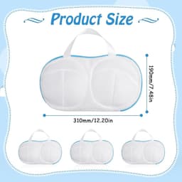 Wasnet voor Bh's en Ondergoed - Set van 3 Stuks - Ideaal voor Delicate Kleding en Wassen — thumbnail 4