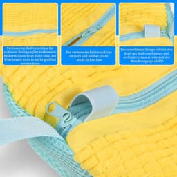 Schoenwaszak voor wasmachine, herbruikbare wasnet voor sneakers, anti-deformatie, lichtgewicht en draagbaar (39 x 19 cm) — thumbnail 5