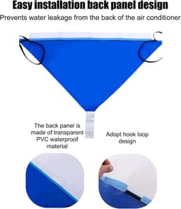 Regenbestendige en Lekvrije Reinigingshoes voor Airconditioning, Dubbel Laags Universeel, Inclusief Waszak en Reinigingsgereedschap voor Effectieve Onderhoudsservice — thumbnail 2