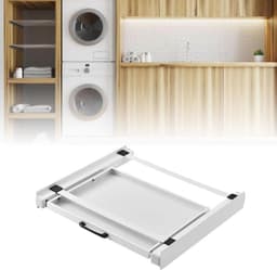 Wasdroger Stapelkit - Wasrek Droger - Ruimte Besparen - Uittrekbare Plank - 60 Cm Breed - Zwart — thumbnail 1