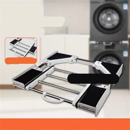 Wasmachine Stapelset - Droger Rek - Ruimte Besparen - Universeel Geschikt - 1.5 kg - Wit — thumbnail 2