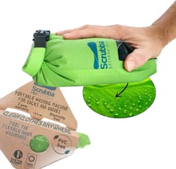 Ultra-Compacte Waszak voor Reizen en Avontuur - Draagbare Wasmachine voor Ondergoed en Kleding — thumbnail 1