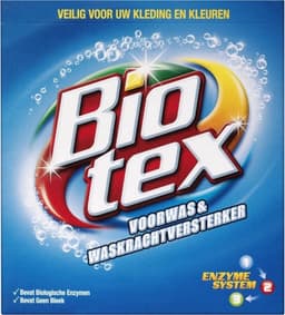 Biotex - Voorwas & Waskrachtversterker - Waspoeder - Witte en Gekleurde Was - 50 Wasbeurten — thumbnail 2