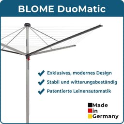 Droogmolen met 60 meter waslijn en afdekhoes voor optimale bescherming — thumbnail 2