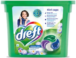 Dreft 4in1 Ultimate Care Wascapsules Blauwe Droom - 6 x 16 caps — thumbnail 2