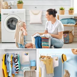Wasknijper Opbergtas - Waterdichte en Wasbare Peg Zakken voor Efficiënt Kleding Drogen — thumbnail 2