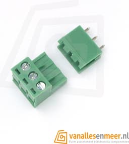 Schroef terminal 3pin 2-delig recht KF2EDG 5.08 - 10 stuks — thumbnail 5