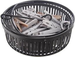 Wasknijpers in Opvouwbare Mand 50 stuks - Set - Wasgoedknijpers - Knijpers voor Wasrek - Laundry — thumbnail 4