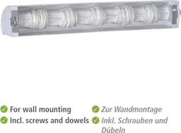 Wandwaslijnen 5 waslijnen tot 420 m traploos uittrekbaar praktisch rolsysteem weerbestendig voor balkon en tuin - incl. bevestigingsmateriaal — thumbnail 4