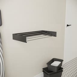 Wasophoogte® Wanddroogrek - Wandmontage Droogrek - Inklapbaar - Muurdroogrek - Wasrek hangend - 80cm - 4m Drooglengte — thumbnail 4